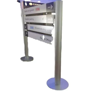 Customize Real Estate Bulletin Sign Freestanding Sign Yard Pylon Signage