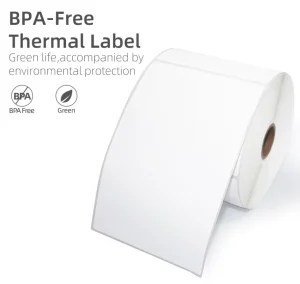 Customize Size for Thermal Label Sticker Roll Shipping Barcode Label Paper 100x150mm
