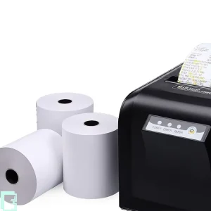 Customize Sticker Label Inkjet Printing Sticker Paper Jumbo Adhesive Sticker Waybill Shipping Packaging Barcode Label Roll