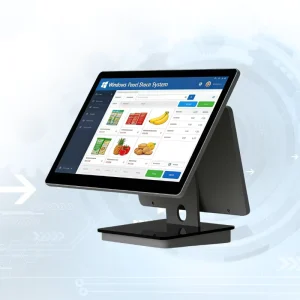 Customized 15.6inch Android Cash Register Touch Screen POS System Machine Thermal Printer Barcode Scanner NFC Grocery Store