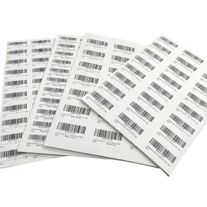 Customized 3D Anti Counterfeit QR Code Hologram Sticker Serial Number Adhesive Labels Rolls For Grocery Use