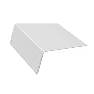 Customized 7 Shaped L shaped Transparent PET Table Tag V Price Tag 60×35+90mm for Market Shelves & Supermarket Supplies