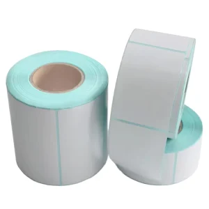 Customized Adhesive Sticker 100X150 3 Layer Shipping Labels Barcode Direct Thermal Roll Paper 1 Roll Logistics
