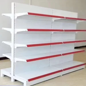 Customized Adjustable Steel Frame Grocery Store Display Rack Supermarket Regale Shelf for Shop