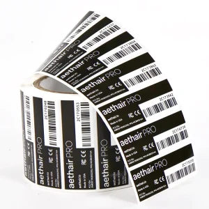 Customized Barcode Labels Waterproof Numbered Barcode Stickers For Asset Management And Logistics Tracking