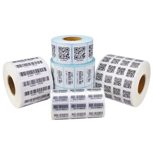 Customized Barcode Stickers and QR Code Labels Packaged Printed Products Barcode Labels and Blank Stickers