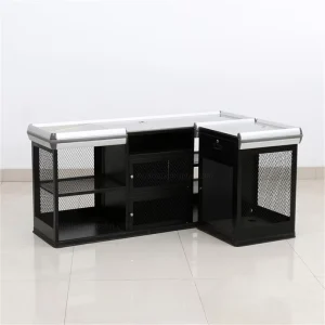 Customized Black Screen Cashier for Supermarket and Convenience Store Checkout Counter for Warehousing Supplies