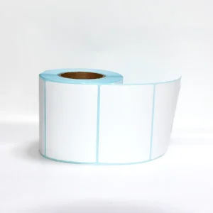 Customized Durable Waterproof Aluminum Foil Adhesive Labels Blank & Serial Number Coding Labels for Logistics