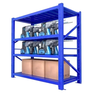 Customized Factory Industrial Medium Duty 5 Layer Supermarket Adjustable Boltless Steel Corrosion Protection Storage Shelves