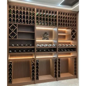 Customized Integrated Container Stainless Steel Custom Color Display Stand Rack Wall Furniture Department Store Fixture Projects