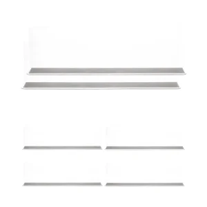 Customized L Shaped Supermarket Shelf Dividers Magnetic Closet Shelf Dividers