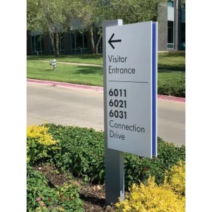 Customized Large Free Standing Guide Signs Custom Wayfinding Signage for Mall Airport Campus Indoor Outdoor Sign Board