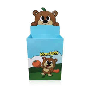 Customized Modern Foldable Corrugated Cardboard Dump Bins for Retail Promotional Display of Toys