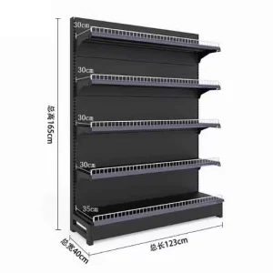 Customized Modern Store Shelving High quality Grocery Shelves for Supermarket Store Gondola Retail Display Racks