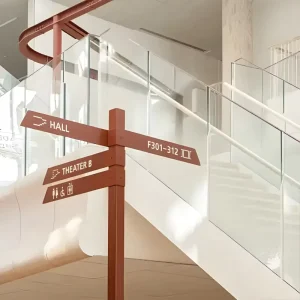 Customized Multi directional Stainless Steel Signs Made in China for Shopping Malls or Billboards