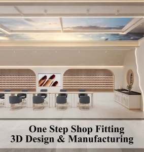 Customized Nail Salon Interior Design Tailored Display Cabinets & Commercial Beauty Shop Store Fixtures Layout