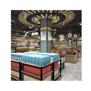 Customized One stop Supermarket Equipment Racks Design Layout Modern
