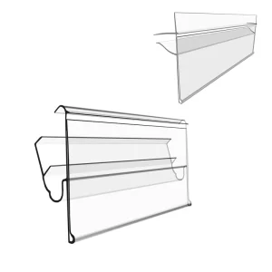 Customized PVC Colorful Data Strip Label Holder Shelf Price Strip for Gondola