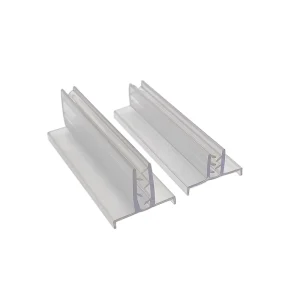 Customized PVC Soft Tooth Clamp Supermarket Shelf Profile Fixing Clamp Hard Co Extruded Plastic