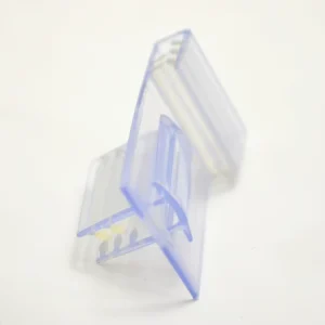 Customized Plastic Extruded Data Strip Label Retail Sign Holders for Shelves
