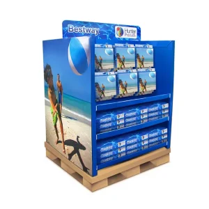 Customized Pop Retail Display Rack for Supermarket