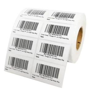 Customized Printing Private Adhesive Paper Tag Commercial Shipping Barcode Sticker Labels