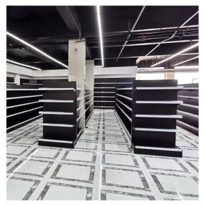 Customized Size Retail Store Shop Display Racks Gondola Shelving Supermarket Display Shelves