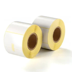 Customized Size Waterproof Thermal Paper Barcode Labels Strong Adhesive Glossy Plastic Waybill Shipping Promotion