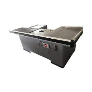 Customized Steel and Wood Cash Checkout Counter for Supermarket Grocery Store (Jiangsu Origin)