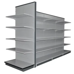 Customized Supermarket Shop Rack Store Retail Display Shelf Metal Shelving Gondola