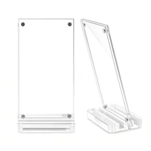 Customized Transparent Magnetic Acrylic Picture Frame Display Stand Certificate Postcard Acrylic Photo Frame