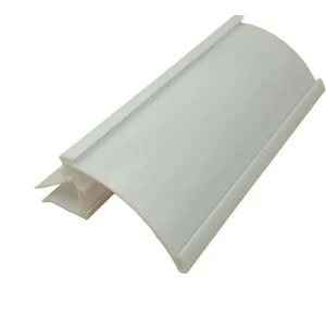 Customized Transparent Metal Basket Frame PVC Profile Plastic Supermarkets Card Rack Easy Installation 1000mm
