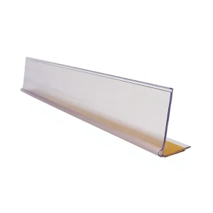 Customized Transparent PVC Adhesive Shelf Strip Plastic Label PET Supermarket Pricing Supply Type for Warehousing Supermarket
