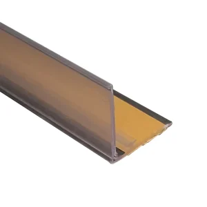 Customized Transparent PVC Adhesive Shelf Strip Plastic Label PET Supermarket Product Pricing Warehousing Supply Type