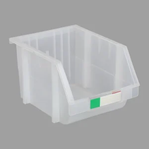 Customized Transparent Plastic Stack Bins Parts Components Storage And Picking Bins