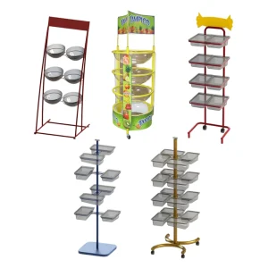 D9241 Acrylic 50cm Dia. Dump Bin Stand Fish Bowl Promotion Rack