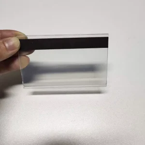 DBR39 PVC Clear Customized Plastic Shelf Magnetic Price Tag Label Holders for White Boards