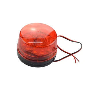 DC 12V Amber Blue and Red LED Strobe Lights for Home Security System Plastic Material Easy Installation