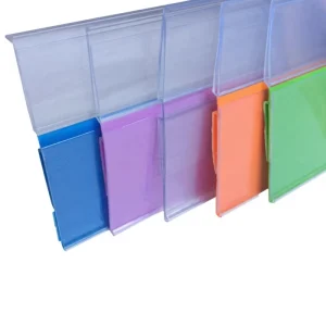 DK 51 Supermarket Shelf Labels for Tobacco and Liquor Cabinets 1000mm Transparent Food Grade Eco Friendly Easy Installation