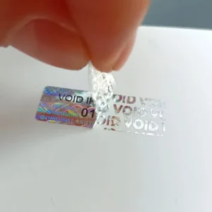 Data Verification Holographic Scratch off Durable QR Code Labels for Puzzle Feeder & Interactive Toy