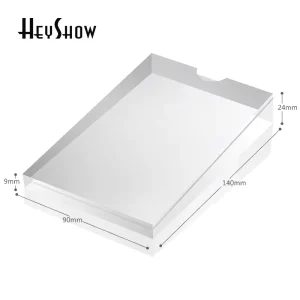 Desk Mobile Phone Acrylic Price Tag Holder Transparent Tablet Price Label Display Stand for Digital Products Retail Shop
