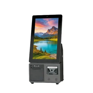 Desk Self Checkout Cash Register 15.6inch Touch Screen Integrated Thermal Printer NFC Scanner Clothing Store Coffee Shop Bakery