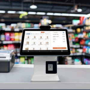 Desktop Cash Register 10 Point Capacitive Touch Screen Intel Core I5 4GB RAM 128GB SSD Thermal Photo Printer Barcode