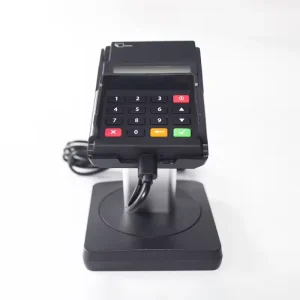 Desktop Metal POS Holder Stand Adjustable Portable POS Holder Mount Stand Mini POS Credit Card Machine Stand for QPOS MINI