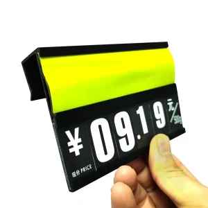Digital Hung Price Tag A6 Size Label Printer Fruit Jewelry Holder Price Tags with Logo Black for Chalk Peg Hook Cube Clear