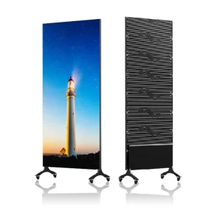 Digital LED Poster P1.25 P1.56 Indoor HD Electronic Advertising LED Screen Wifi Control Floor Standing Media Display