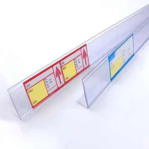 Digital Shelf Edge Displays Retail Clip Strips Supermarket Plastic Shelf Talker Magnetic Divider For Shelf