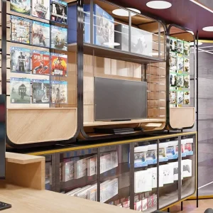 Digital Store Display Rack Electronic Showcase Mobile Phone Stand Tablet Cabinet Retail Shop Fixture