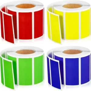 Direct Thermal Barcode Label 50x30mm Waterproof Self-Adhesive Shipping Sticker 1250 Labels/Roll Custom Color