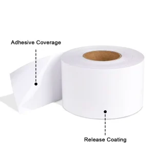Direct Thermal Label 80mm Linerless Label Uninterrupted Without Backing Paper Liner free Waterproof Smooth Surface